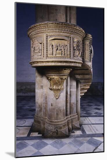 Marble Pulpit Designed-Filippo Brunelleschi-Mounted Giclee Print