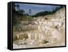 Marble Quarry, Greece-Charles Bowman-Framed Stretched Canvas