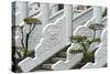 Marble railings in Confucius Temple, Taichung, Taiwan-Keren Su-Stretched Canvas