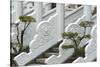 Marble railings in Confucius Temple, Taichung, Taiwan-Keren Su-Stretched Canvas