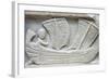 Marble Relief of a Man Sailing a Corbita-null-Framed Photographic Print