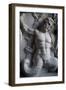 Marble Relief of Athena Fighting Against Two Giants-null-Framed Giclee Print