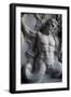 Marble Relief of Athena Fighting Against Two Giants-null-Framed Giclee Print