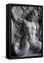 Marble Relief of Athena Fighting Against Two Giants-null-Framed Stretched Canvas