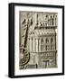 Marble Relief Showing Construction of Building Using Crane, from Tomb of Haterii-null-Framed Giclee Print