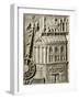 Marble Relief Showing Construction of Building Using Crane, from Tomb of Haterii-null-Framed Giclee Print