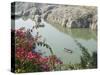 Marble Rocks Gorge, on the Narmada River, Bhedaghat, Jabalpur, Madhya Pradesh State, India-Tony Waltham-Stretched Canvas