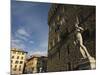 Marble Statue Copy of Michael Angelos David, Piazza Della Signoria, Florence, Tuscany, Italy-Christian Kober-Mounted Photographic Print