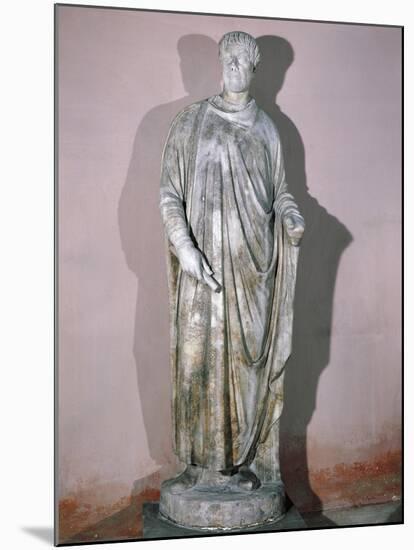 Marble Statue Depicting a Magistrate, from Afrodisia, Turkey-null-Mounted Giclee Print