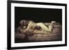 Marble Statue Depicting a Sleeping Hermaphroditus-null-Framed Giclee Print