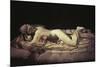 Marble Statue Depicting a Sleeping Hermaphroditus-null-Mounted Giclee Print