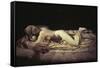 Marble Statue Depicting a Sleeping Hermaphroditus-null-Framed Stretched Canvas