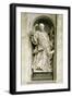 Marble Statue in Central Nave of St. Peter's Basilica, Rome, Vatican City, 16th-17th Century-null-Framed Giclee Print