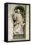 Marble Statue in Central Nave of St. Peter's Basilica, Rome, Vatican City, 16th-17th Century-null-Framed Stretched Canvas