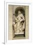 Marble Statue in Central Nave of St. Peter's Basilica, Rome, Vatican City, 16th-17th Century-null-Framed Giclee Print