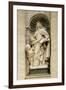 Marble Statue in Central Nave of St. Peter's Basilica, Rome, Vatican City, 16th-17th Century-null-Framed Giclee Print