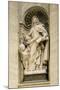 Marble Statue in Central Nave of St. Peter's Basilica, Rome, Vatican City, 16th-17th Century-null-Mounted Giclee Print