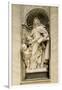 Marble Statue in Central Nave of St. Peter's Basilica, Rome, Vatican City, 16th-17th Century-null-Framed Giclee Print