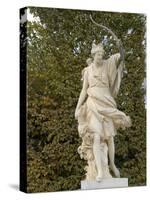 Marble Statue in Gardens, Versailles, France-Lisa S. Engelbrecht-Stretched Canvas