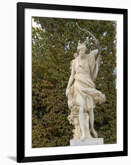 Marble Statue in Gardens, Versailles, France-Lisa S. Engelbrecht-Framed Photographic Print