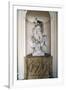 Marble Statue in Niche, Chabert Castle-null-Framed Giclee Print