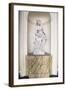 Marble Statue in Niche, Chabert Castle-null-Framed Giclee Print