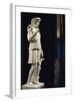 Marble Statue of Antino of Aristeas Greek God of Gardens-null-Framed Giclee Print