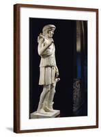 Marble Statue of Antino of Aristeas Greek God of Gardens-null-Framed Giclee Print