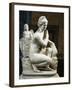 Marble Statue of Aphrodite Bathing, Copy from Greek Bronze Original by Doidalsas-null-Framed Giclee Print