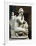 Marble Statue of Aphrodite Bathing, Copy from Greek Bronze Original by Doidalsas-null-Framed Giclee Print