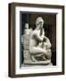 Marble Statue of Aphrodite Bathing, Copy from Greek Bronze Original by Doidalsas-null-Framed Giclee Print