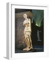 Marble Statue of Aphrodite of Milos known as "Venus De Milo" from the Island of Milos-null-Framed Giclee Print