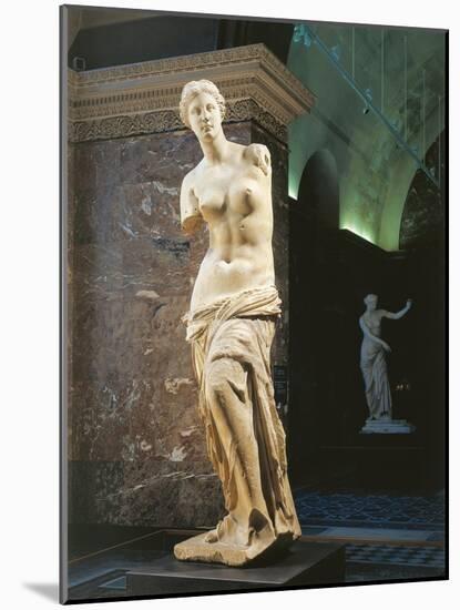 Marble Statue of Aphrodite of Milos known as "Venus De Milo" from the Island of Milos-null-Mounted Giclee Print