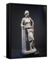 Marble Statue of Artemis, Copy of Greek Original of 4th Century B.C.-null-Framed Stretched Canvas