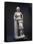 Marble Statue of Artemis, Copy of Greek Original of 4th Century B.C.-null-Framed Stretched Canvas