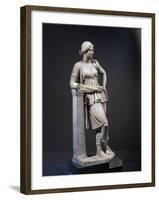 Marble Statue of Artemis, Copy of Greek Original of 4th Century B.C.-null-Framed Giclee Print