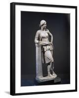 Marble Statue of Artemis, Copy of Greek Original of 4th Century B.C.-null-Framed Giclee Print