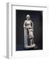 Marble Statue of Artemis, Copy of Greek Original of 4th Century B.C.-null-Framed Giclee Print