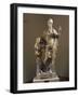 Marble Statue of Athena with Snake-null-Framed Giclee Print