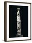 Marble Statue of Comedian with Mask Leaning Against Pillar, from Aydin-null-Framed Giclee Print