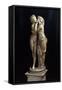 Marble Statue of Cupid and Psyche-null-Framed Stretched Canvas