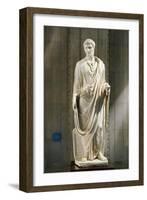 Marble Statue of Emperor Augustus-null-Framed Giclee Print