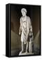 Marble Statue of Emperor Marcus Aurelius-null-Framed Stretched Canvas