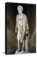 Marble Statue of Emperor Marcus Aurelius-null-Stretched Canvas