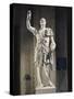 Marble Statue of Emperor Trajan with Armor-null-Stretched Canvas