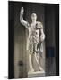 Marble Statue of Emperor Trajan with Armor-null-Mounted Giclee Print