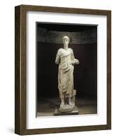 Marble Statue of Emperor Valentinian II-null-Framed Giclee Print