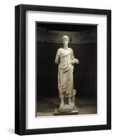 Marble Statue of Emperor Valentinian II-null-Framed Giclee Print