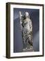 Marble Statue of Empress Lucilla Wife of Lucius Verus Leaning Against Large Torch-null-Framed Giclee Print