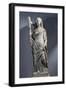 Marble Statue of Empress Lucilla Wife of Lucius Verus Leaning Against Large Torch-null-Framed Giclee Print